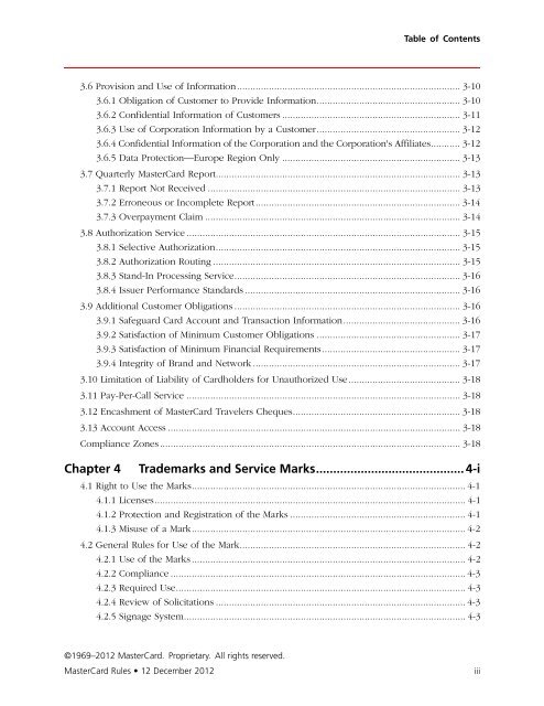 MasterCard Rules (PDF)