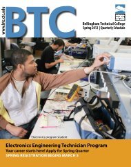 BTC Spring Quarterly Schedule - Bellingham Technical College ...