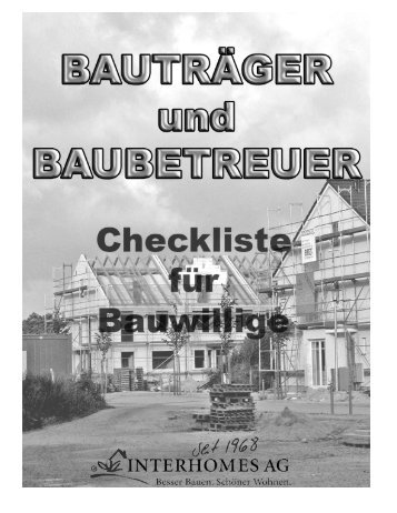 Laden Sie hier das kostenlose Ebook "Bauträger - Interhomes