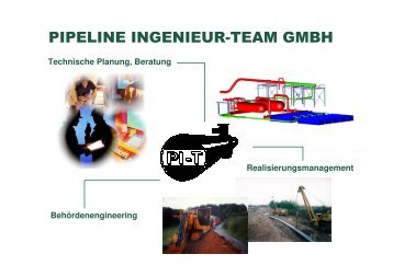 Pipeline Ingenieur-Team GmbH Auswahl von Referenzprojekten