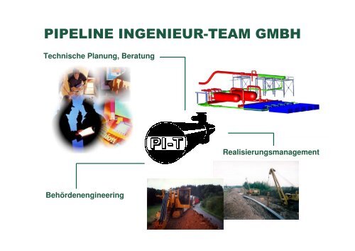 Pipeline Ingenieur-Team GmbH Auswahl von Referenzprojekten
