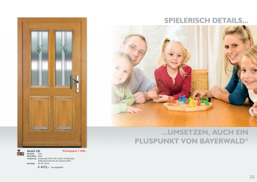 Haustür Impressionen - Bayerwald Fenster & Haustüren