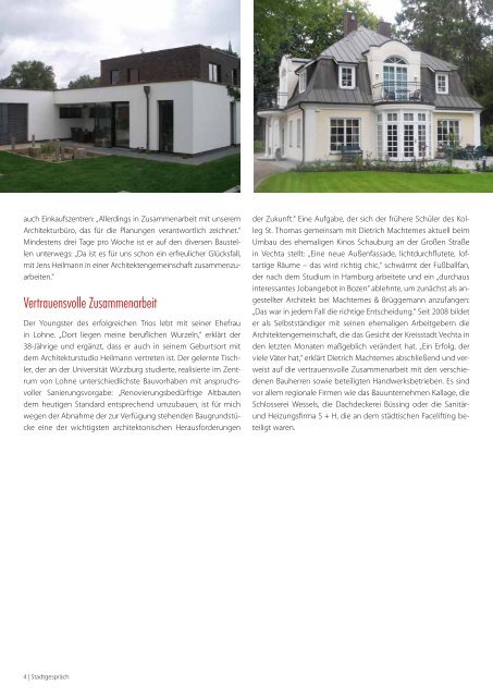Stadtgespräch - Ausgabe 4. Q. 2012 - architekt-heilmann.de