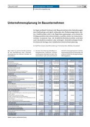 Unternehmensplanung im Bauunternehmen - BWI-Bau