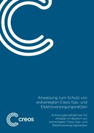 Anweisung zum Schutz von erdverlegten Creos Gas- und ...