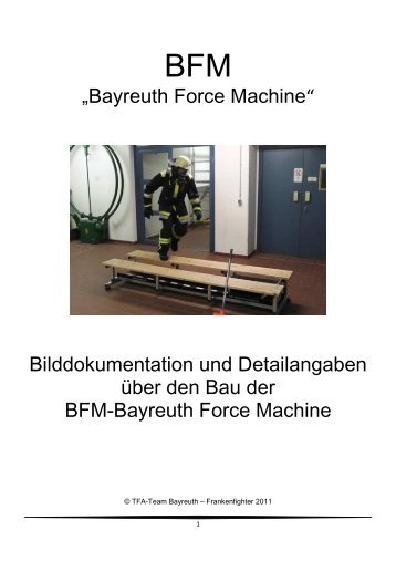 „Bayreuth Force Machine“ Bilddokumentation und Detailangaben ...