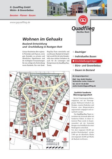 Baulandentwicklung Roetgen-Rott - Unternehmensgruppe ...