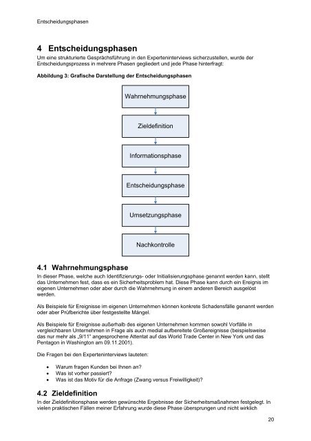 ENTSCHEIDUNGEN ZU SICHERHEITSFRAGEN IN - SecureLINE