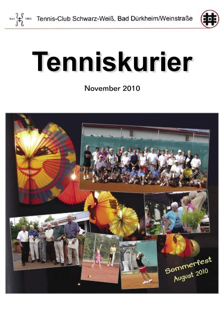 Sommerfest - Tennisclub Schwarz-Weiß Bad Dürkheim