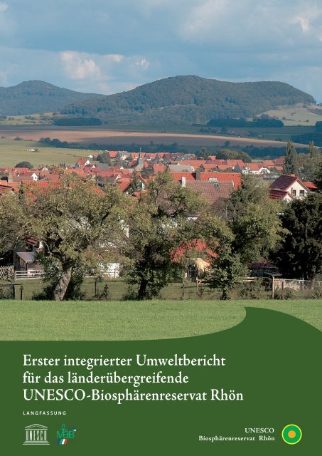Erster integrierter Umweltbericht für das länderübergreifende ...