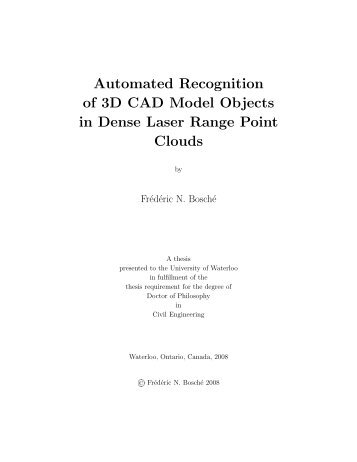 PhD Thesis - Automated Recognition of 3D CAD Model Objects in ...