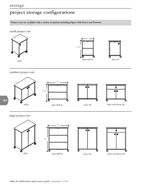 Tables & Collaborative Spaces Price Guide - Teknion