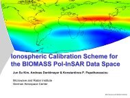 Ionospheric Calibration Scheme for the BIOMASS Pol-InSAR Data ...