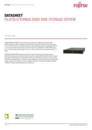 Datasheet Fujitsu EtERNus DX60 Disk stoRagE ... - CCL Computers