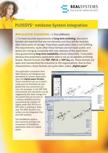 Application Converter for SolidWorks - SEAL Systems