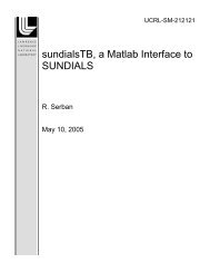 sundialsTB, a Matlab Interface to SUNDIALS - Site Index Page ...