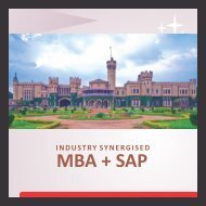 Industry Synergised MBA With - Gems B-School