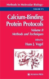 Calcium-Binding Protein Protocols Calcium-Binding Protein Protocols