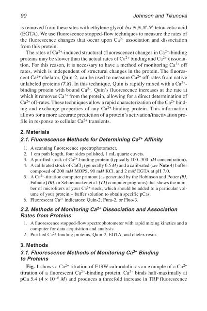 Calcium-Binding Protein Protocols Calcium-Binding Protein Protocols