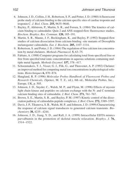 Calcium-Binding Protein Protocols Calcium-Binding Protein Protocols