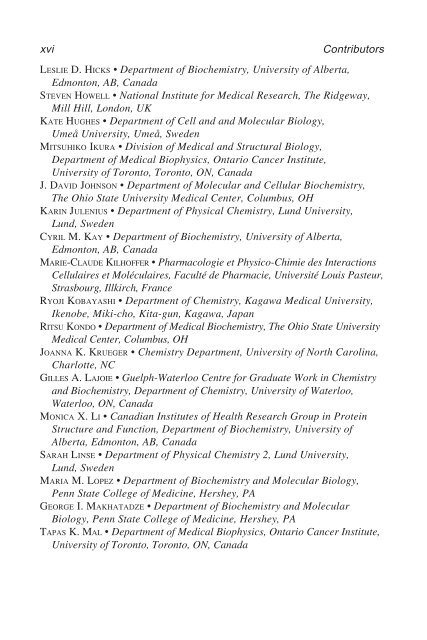 Calcium-Binding Protein Protocols Calcium-Binding Protein Protocols