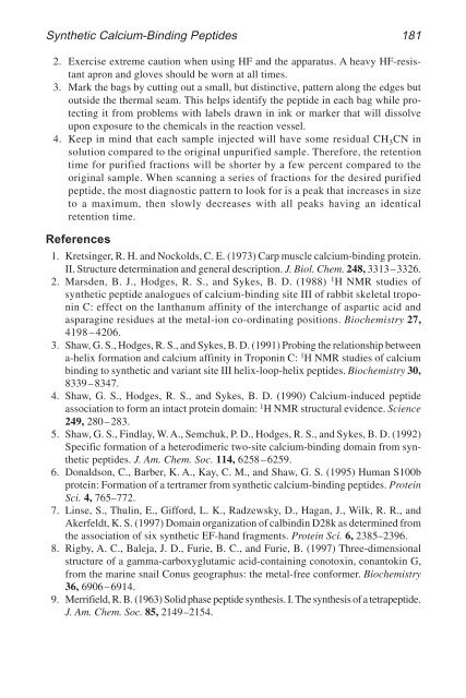 Calcium-Binding Protein Protocols Calcium-Binding Protein Protocols