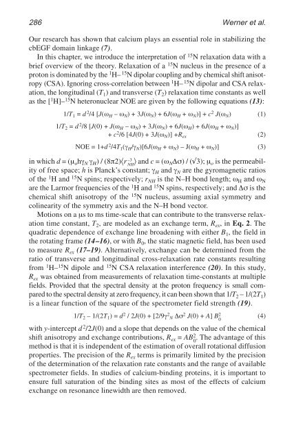 Calcium-Binding Protein Protocols Calcium-Binding Protein Protocols