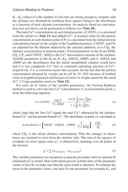 Calcium-Binding Protein Protocols Calcium-Binding Protein Protocols