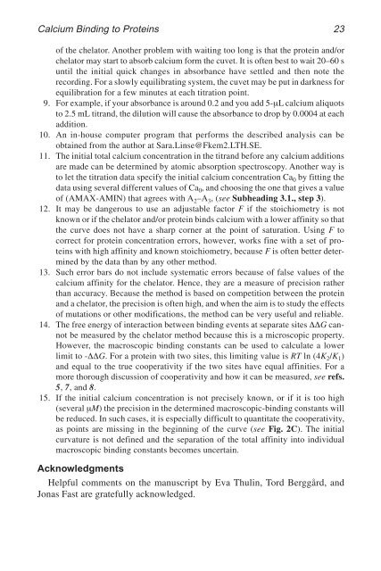 Calcium-Binding Protein Protocols Calcium-Binding Protein Protocols