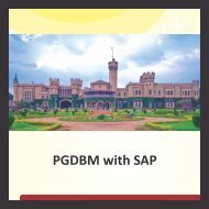 PGDBM with SAP - Gems B-School