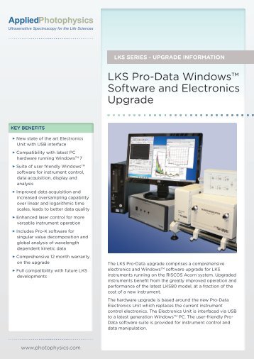 LKS Upgrade - Applied Photophysics