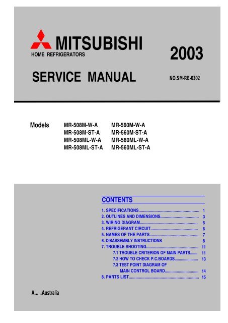 MITSUBISHI 2003 - B.d.t.