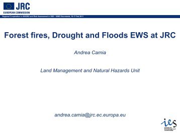 (JRC) and DG Environment (ENV) - WMO