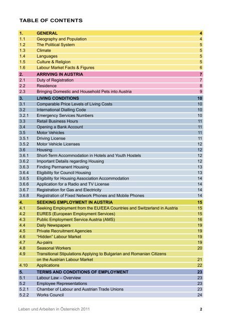 Living & Working in Austria