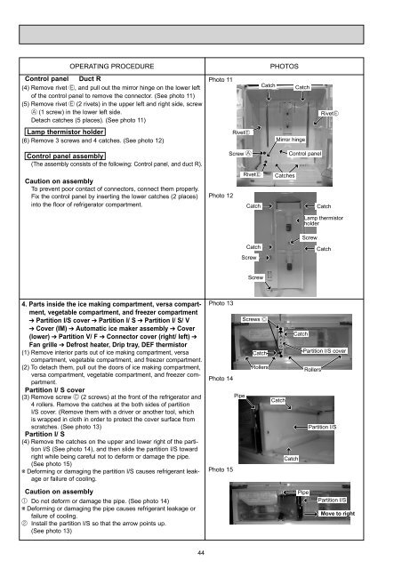 SERVICE MANUAL MR-G57N-T-NZ - B.d.t.