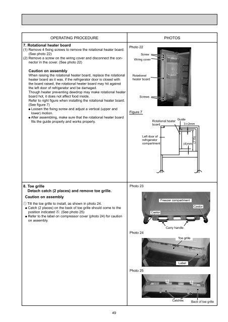 SERVICE MANUAL MR-G57N-T-NZ - B.d.t.