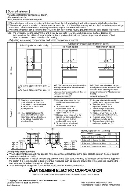 SERVICE MANUAL MR-G57N-T-NZ - B.d.t.