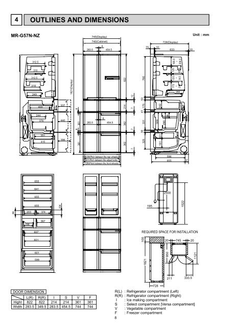 SERVICE MANUAL MR-G57N-T-NZ - B.d.t.