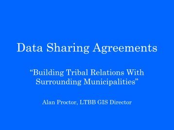 Data Sharing Agreements - Little Traverse Bay Bands of Odawa ...