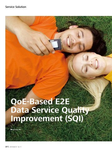 QoE-Based E2E Data Service Quality Improvement (SQI) - Huawei