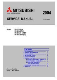 SERVICE MANUAL REF-MR-255J-A,NZ - BDT