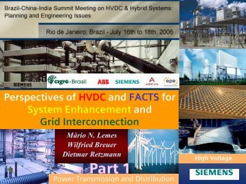 DC & AC Technology Issues for Bulk Power - Siemens