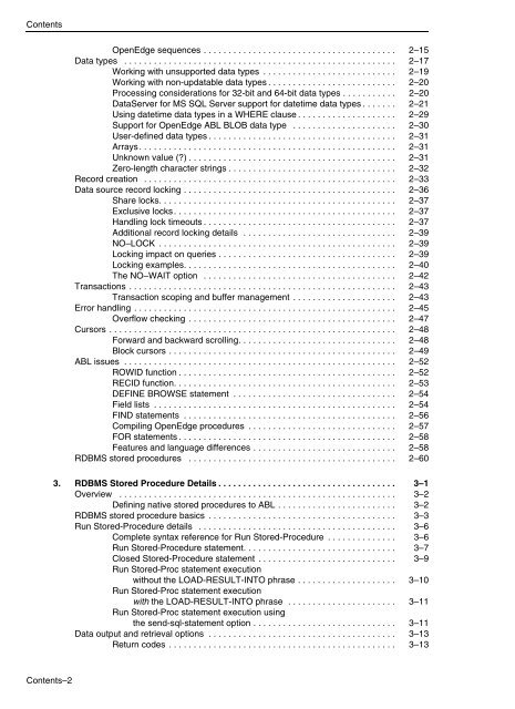 OpenEdge Data Management: DataServer for Microsoft SQL Server