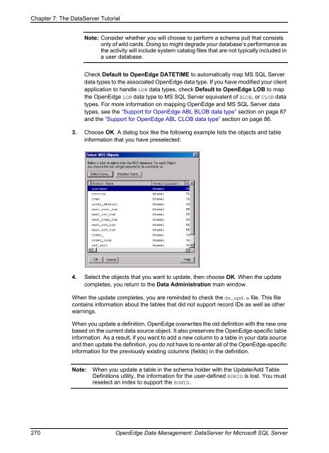 OpenEdge Data Management: DataServer for Microsoft SQL Server