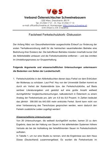 Verband Österreichischer Schweinebauern - Schweine.at