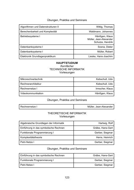 Institut für Informatik - Dokumentenserver - Universität Leipzig