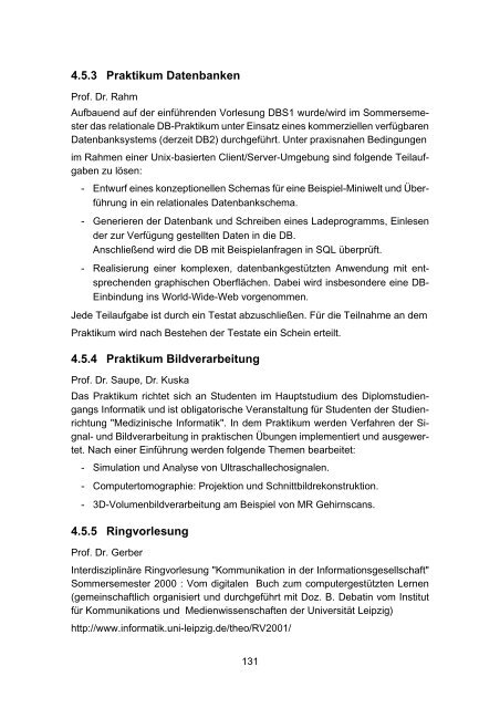 Institut für Informatik - Dokumentenserver - Universität Leipzig