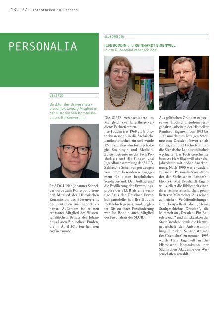 Umstellung der verbleibenden - Das Magazin der Bibliotheken in ...