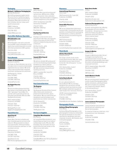 2012 Business Directory & Community Guide - Fullerton Chamber of ...