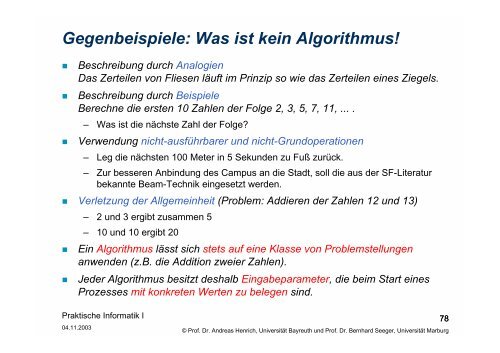 Kapitel 3 - Algorithmen und Methoden